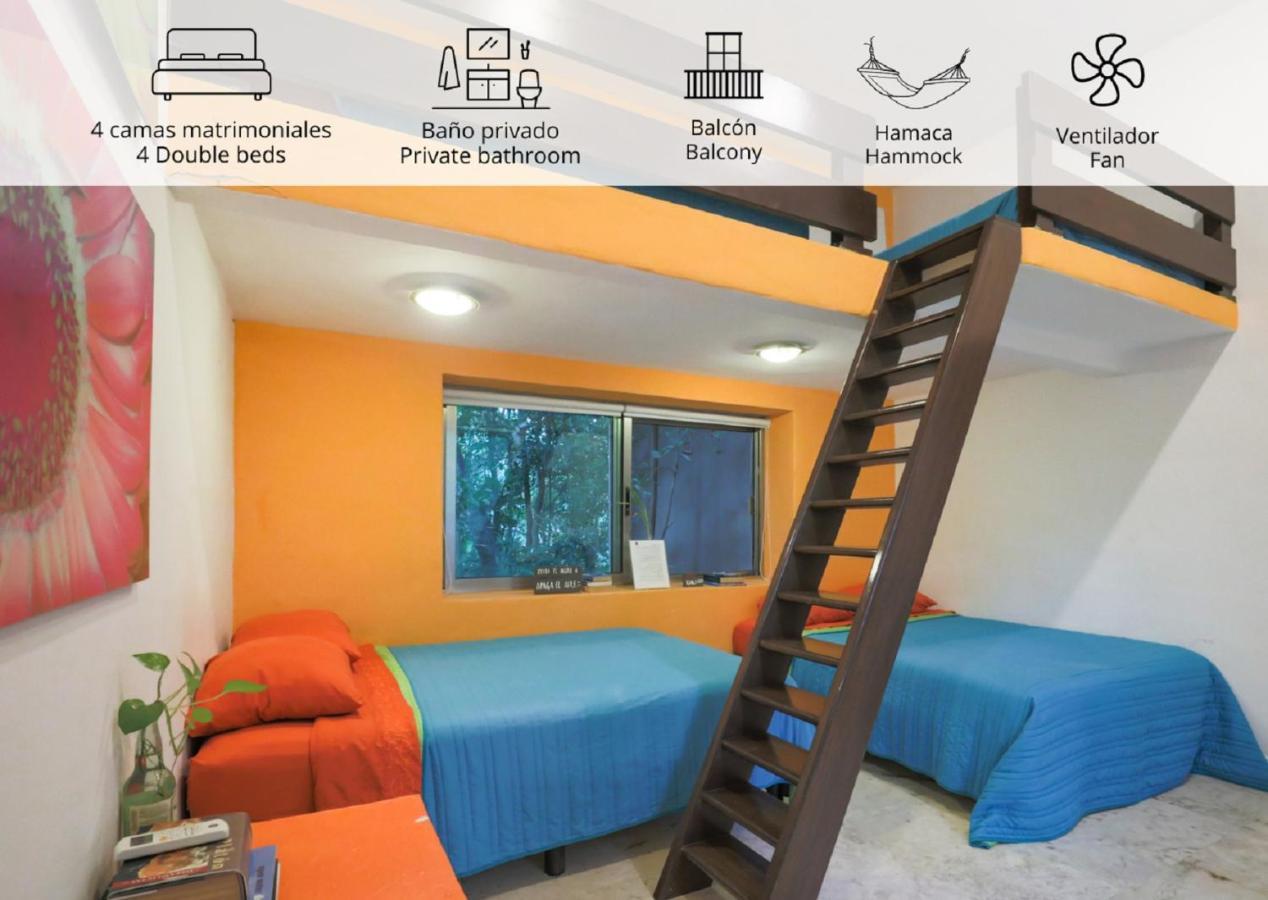 Guest House La Aldea Holistic Experience Канкун Екстериор снимка